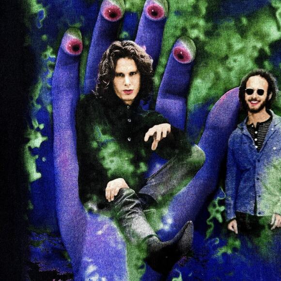 Vtg 90s The Doors Jim Morrison Single Stitch Mystical Hand Graphic T-Shirt Sz XL - Picture 5 of 12